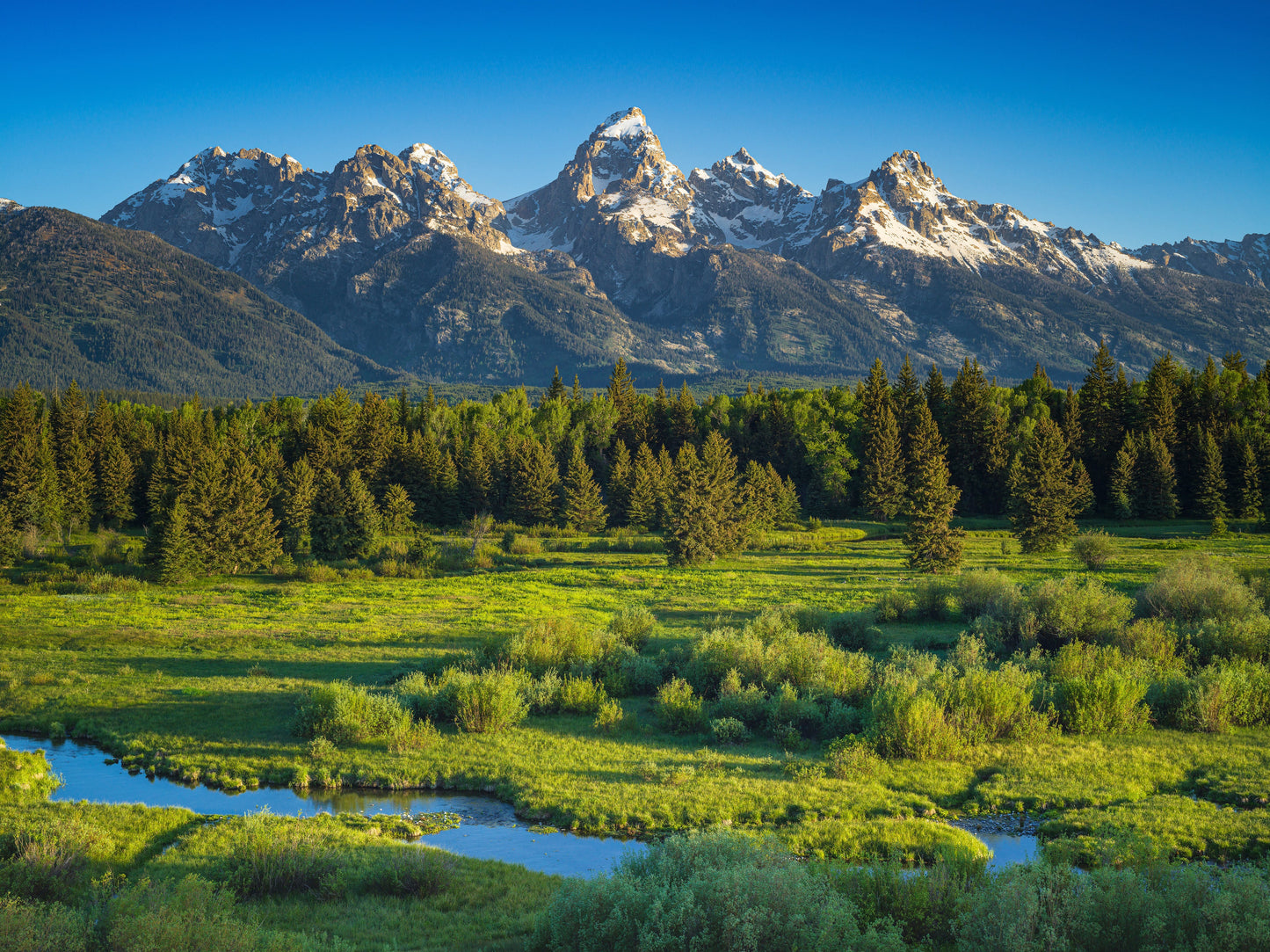 The Tetons from Blacktail Ponds Overlook