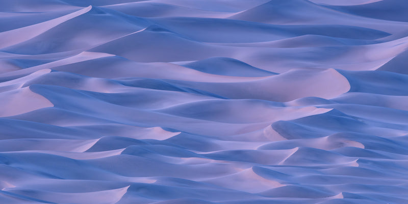 Mesquite Flats Blue Hour Abstraction