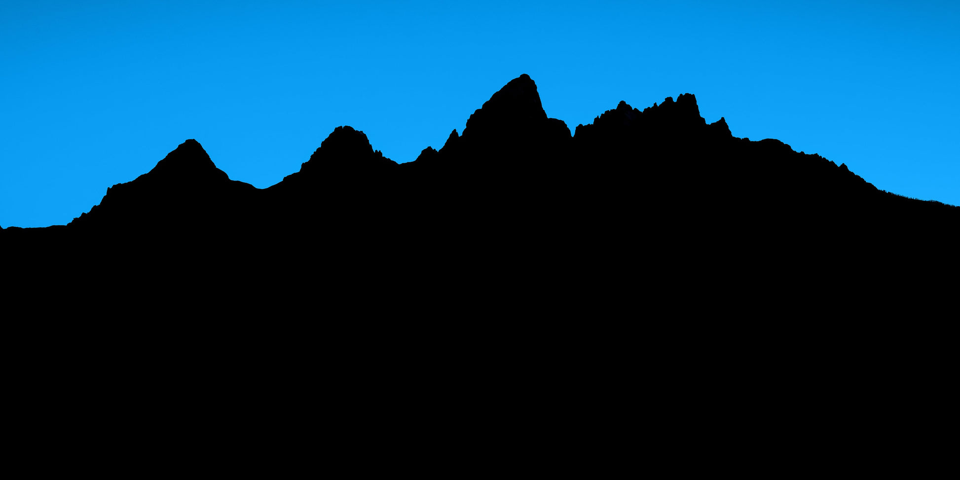 Tetons Silhouette